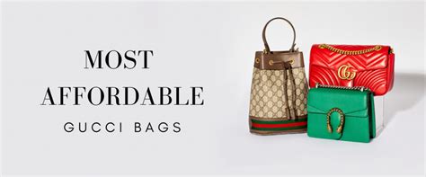 how much is the cheapest thing at gucci|most affordable Gucci bag.